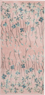 Nourison Tranquil Contemporary Pink Area Rug