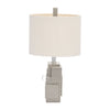 Sagebrook Home 50788 Resin 21" Blocks Table Lamp, Gray