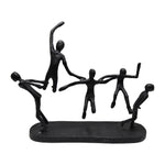 Sagebrook Home 18057 Metal, 15" Contortionists, Black