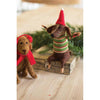 Kalalou CHB2027 Felt Christmas Dogs Set of 2
