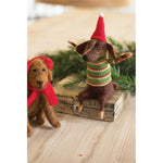 Kalalou CHB2027 Felt Christmas Dogs Set of 2
