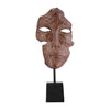 Sagebrook Home 17484-01 Metal, 20"Abstract Face Sculpture, Brick Patina