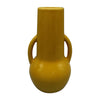 Sagebrook Home 17414-06 Ceramic, 8" Vase withHandles, Mustard