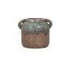 IMAX Worldwide Home Bardot Small Blue Stone Ceramic Vase