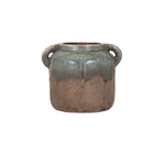 IMAX Worldwide Home Bardot Small Blue Stone Ceramic Vase