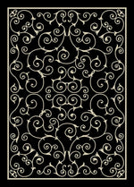 Nourison Home & Garden Transitional Black Area Rug