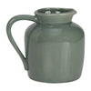 Sagebrook Home 17053-04 Ceramic, 5" Pitcher Vase, Dark Sage
