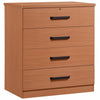 Better Home Products LD6-LIZ-BEE Liz Super Jumbo 6 Drawer Storage Chest Dresser Beech Maple