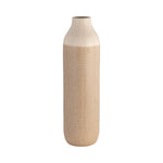 Sagebrook Home 17366-05 Ceramic, 16" 2-Tone Vase, White/Tan