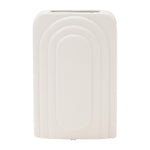 Sagebrook Home 17442-04 Dol, 7" Rectangular Vase, Cotton