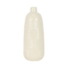 Sagebrook Home 18625-03 Ceramic, 14" Textured Lines Vase, Cotton