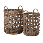 IMAX Worldwide Home Rattan Baskets - Set of 2