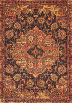 Nourison Vintage Tradition Traditional Ember Red Area Rug