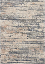 Nourison Rustic Textures Contemporary Beige/Grey Area Rug