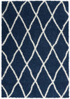 Nourison Shangri-La Contemporary Navy/Ivory Area Rug
