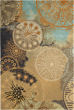 Nourison Contour Contemporary Multicolor Area Rug