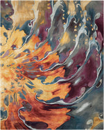 Nourison Prismatic Contemporary Multicolor Area Rug