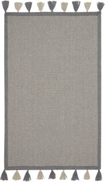 Nourison Otto Contemporary Light Grey Area Rug