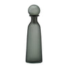 Sagebrook Home 17391-03 Glass, 17" Vase W/ Lid, Green/Smoke