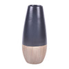 Sagebrook Home 17860-06 Ceramic, 17" 2-Tone Vase, Creme/Black