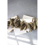 Kalalou NTRP1034 Frosted Green Pine Cone Garland