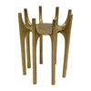 Sagebrook Home 18207-01 Metal, 6" Candleholder With Spike Legs, Gold