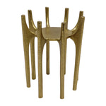 Sagebrook Home 18207-01 Metal, 6" Candleholder With Spike Legs, Gold