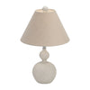 Sagebrook Home 50787 Resin 21" Twist Table Lamp, Cream Speckle