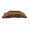 Sagebrook Home 18320 Set of 3 Mango Wood Floating Shelves, Brown