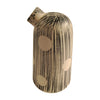 Sagebrook Home 18243 Stoneware, 11" Striped Polka Dot Vase, Blue/Ivory