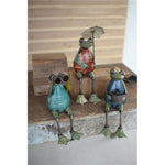 Kalalou NTM1150 Recycled Iron Frogs Set of 3