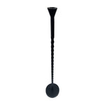 Sagebrook Home 18196-02 Metal, 36" Twisted Floor Taper Candleholder, Black