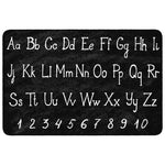 Flagship Carpets FA1823 Chalkboard Alphabet Rectangle Rug