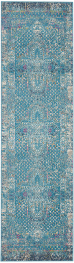 Nourison Passion Transitional Blue Area Rug