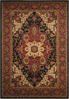 Nourison Paramount Traditional Black Area Rug