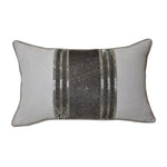 Sagebrook Home 60024-02 20X12" Linen, Verticle Row Hand Embroidery Decorat