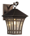 Chloe Lighting CH22048RB13-OD1 Lantern Transitional 1 Light Rubbed Bronze Outdoor Wall Sconce 13`` Height