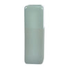 Sagebrook Home 17867-27 Ceramic, 18" Squared Grooved Vase, Cucumber