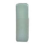 Sagebrook Home 17867-27 Ceramic, 18" Squared Grooved Vase, Cucumber