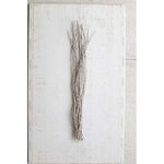 Kalalou NTRP1015 Frosted White bundle of 25 Palm Twig Chain