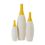 IMAX Worldwide Home Andean Multi Glaze Vases - Set of 3