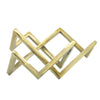 Sagebrook Home 15269-03 Metal 15" Geometric Decor, Gold