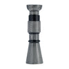 Sagebrook Home 17894-01 Ceramic, 15"otted Pillar Candle Holder, Nvy Blue/Cotton