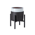 IMAX Worldwide Home Miller Small Ceramic Planter with Stand