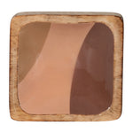 Sagebrook Home 18342 Wood, 4" Mid Century Trinket Tray, Multi
