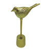 Sagebrook Home 18058-01 Metal, 12" Bird On Base, Gold