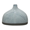 Sagebrook Home 18475-02 Ceramic, 8" Half Dome Arch Vase, Blue