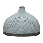 Sagebrook Home 18475-02 Ceramic, 8" Half Dome Arch Vase, Blue