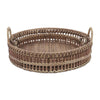Sagebrook Home 17140 Set of 2 12/14" Rattan Trays, Natural