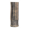 Sagebrook Home 18828-02 Glass, 14" Textured Enamel Vase, Bronze